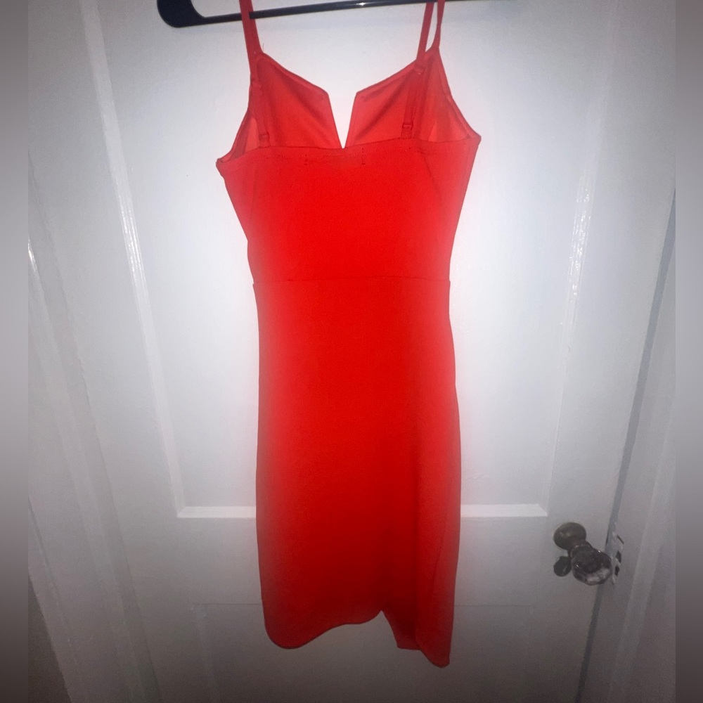 Red hit cocktail party dress small
